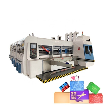 Гофрированная машина делать печатания Flexo картонной коробки для делает печатную машину Flexo цвета картона 2 коробок